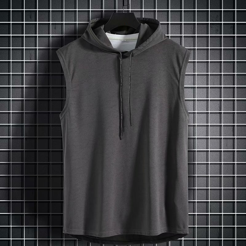 Flex-Fit – Mouwloos Sportshirt met Capuchon voor Heren