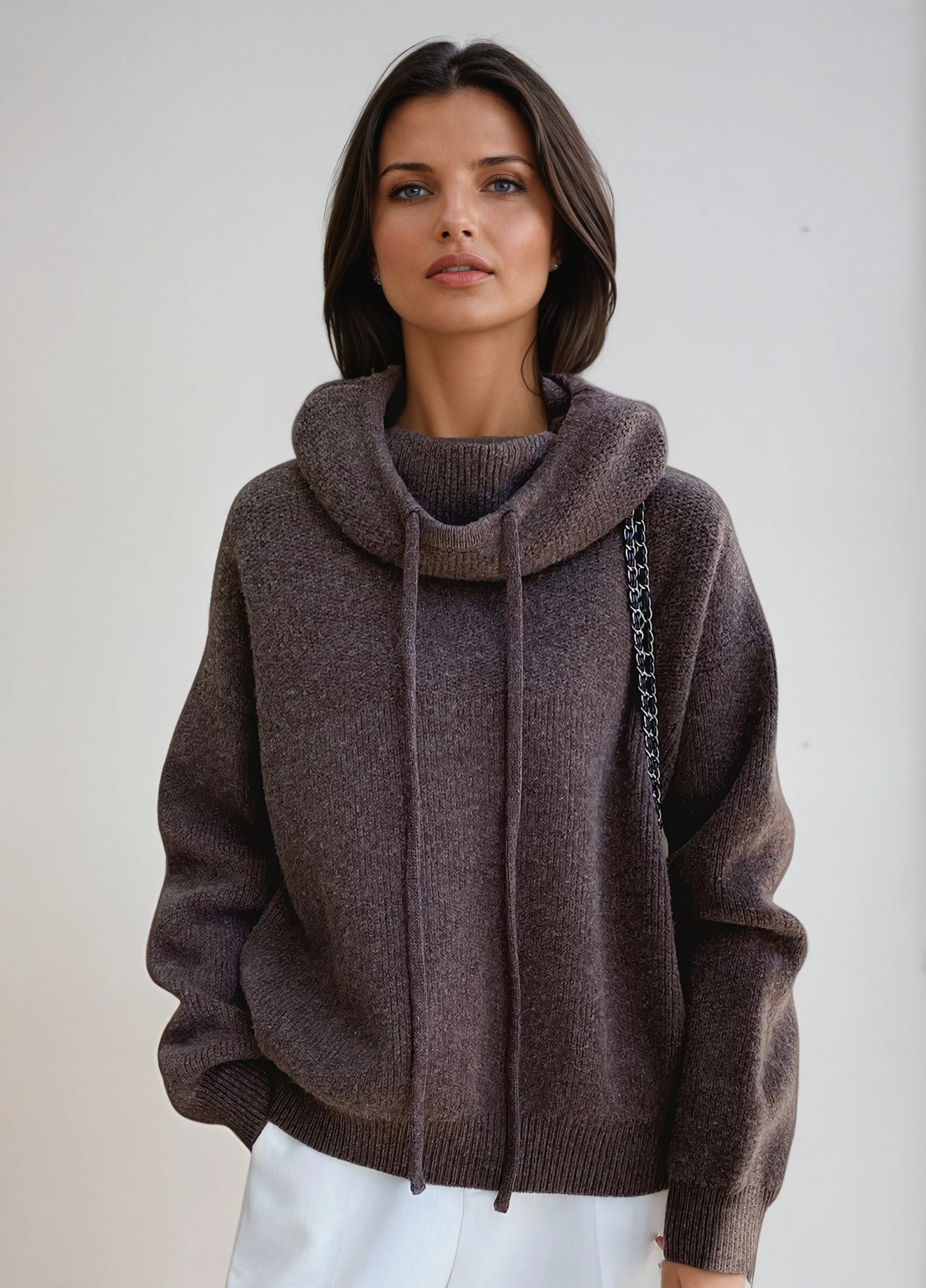 NOVA Dames Hoodie | Gebreid Oversized