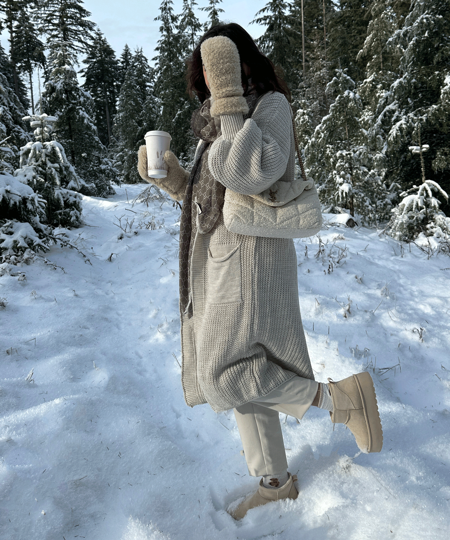 Beige Boots Dames | Warme Voering