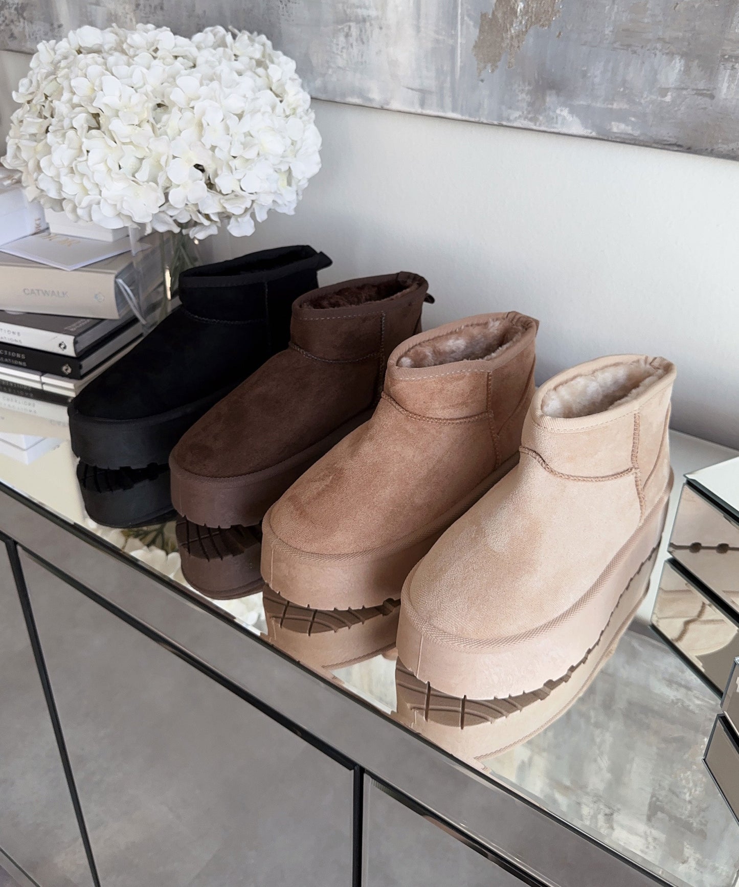 Beige Boots Dames | Warme Voering