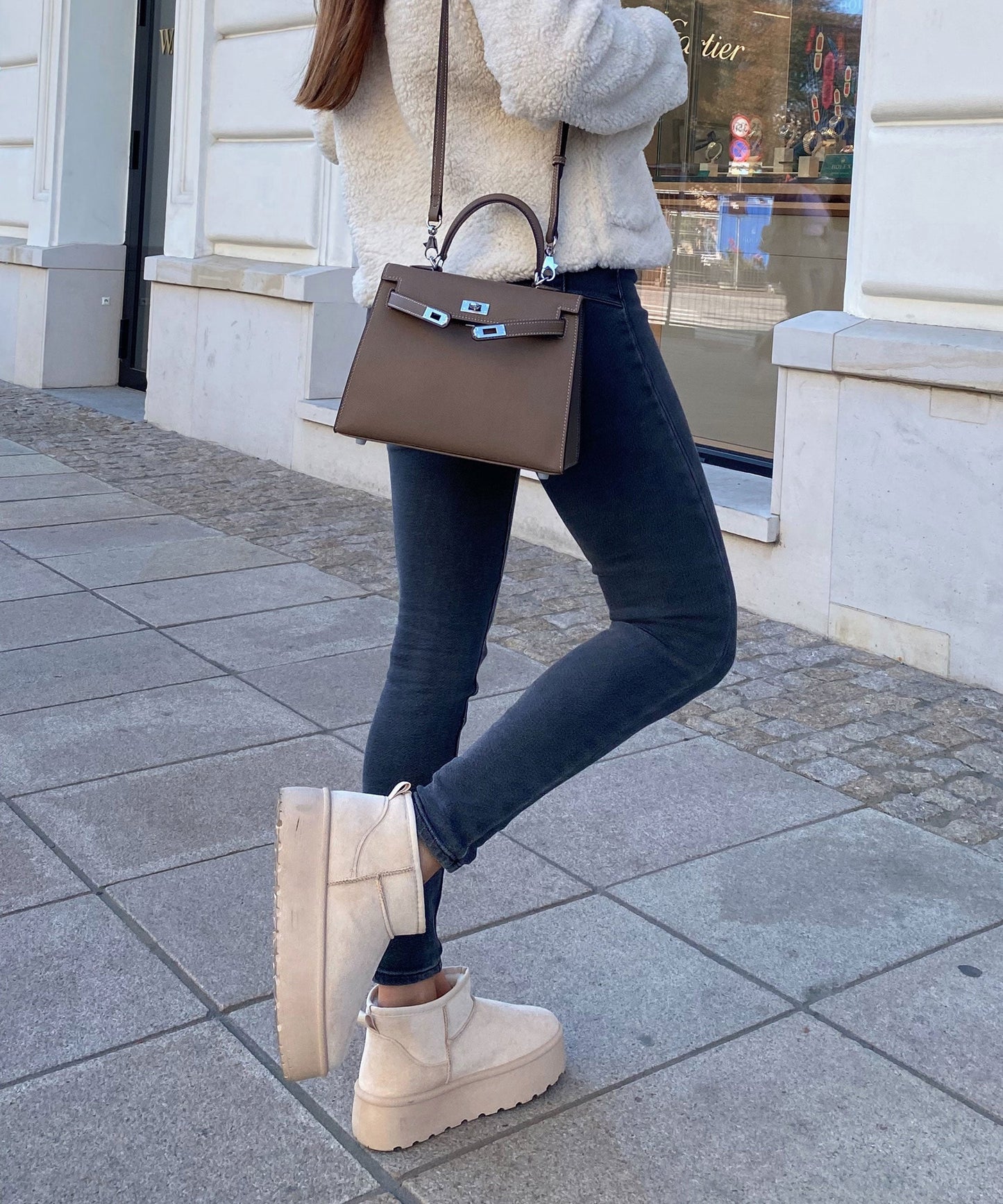 Beige Boots Dames | Warme Voering