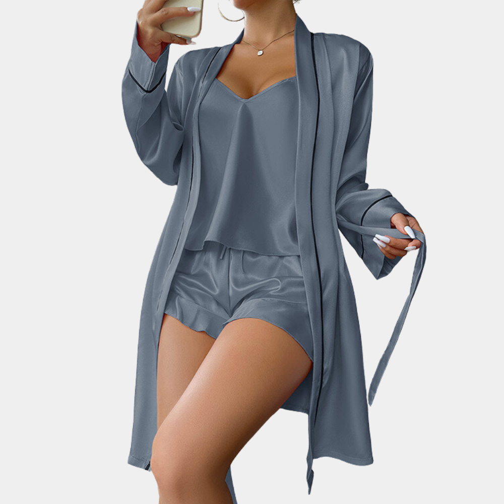 Odessa - Luxe Satijnen Pyjamaset voor Dames