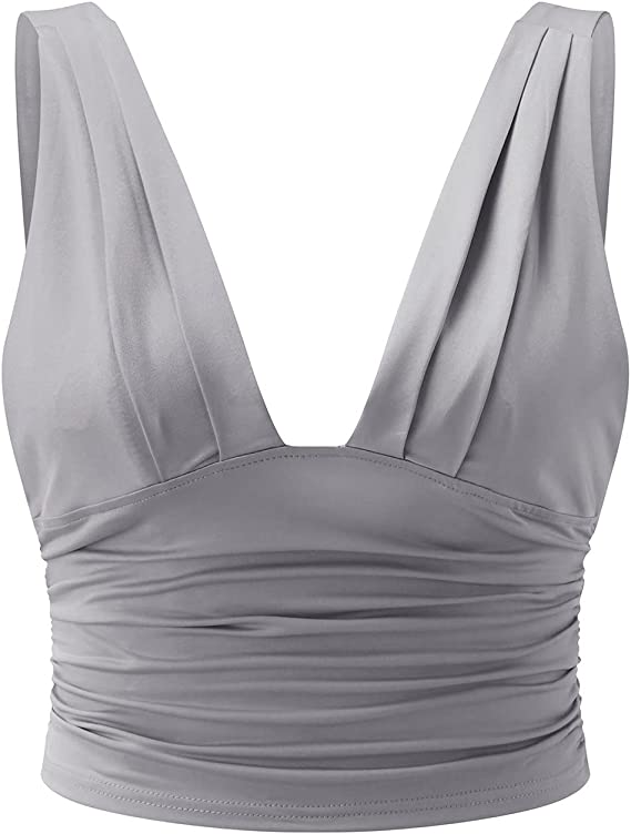 V-hals Mouwloze Top – Stijlvolle Getailleerde Dames Top