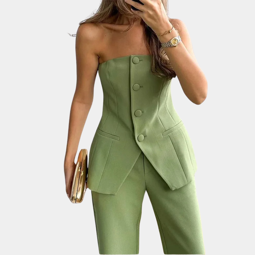 Loretta - Elegante Dames Set met Top en Pantalon