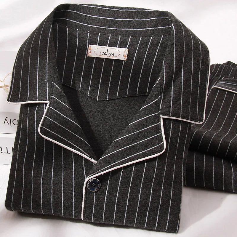 Reece - Winter Katoenen Pyjama Set voor Mannen