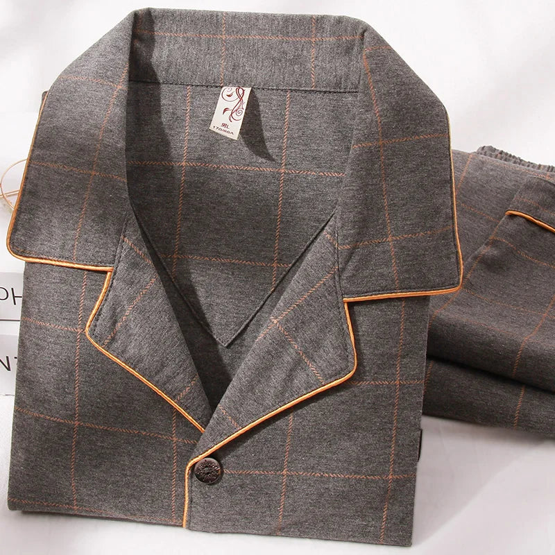 Reece - Winter Katoenen Pyjama Set voor Mannen