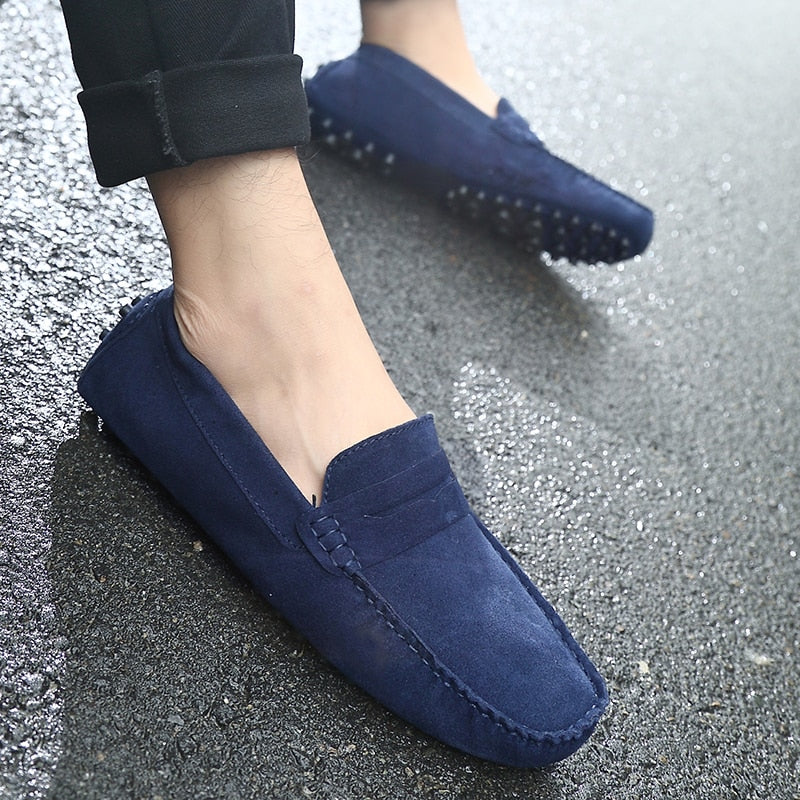 Heren Loafers – Stijlvolle Instappers van Suède met Comfortabele Pasvorm