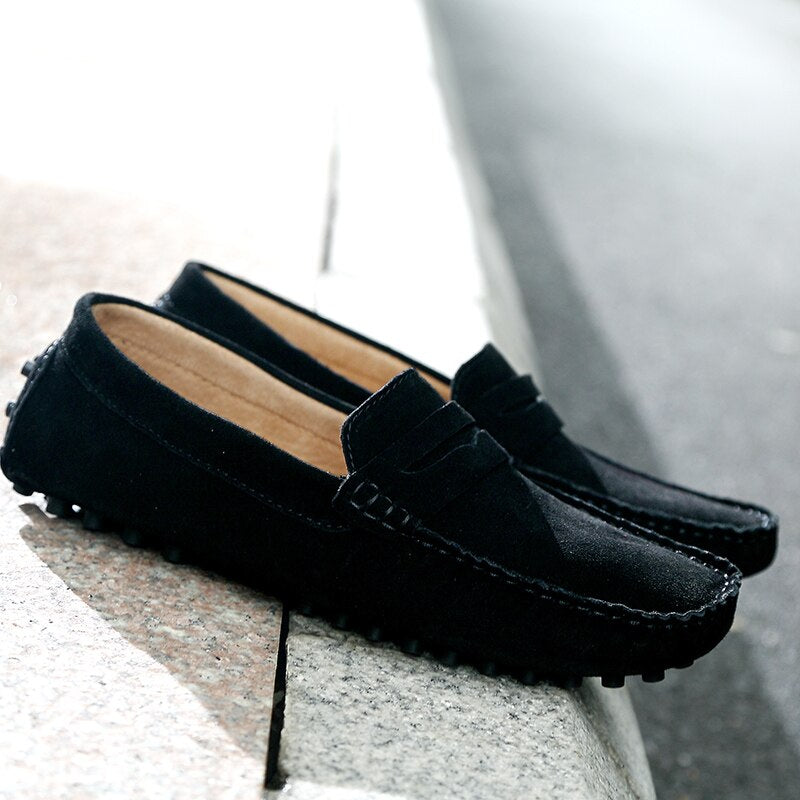 Heren Loafers – Stijlvolle Instappers van Suède met Comfortabele Pasvorm