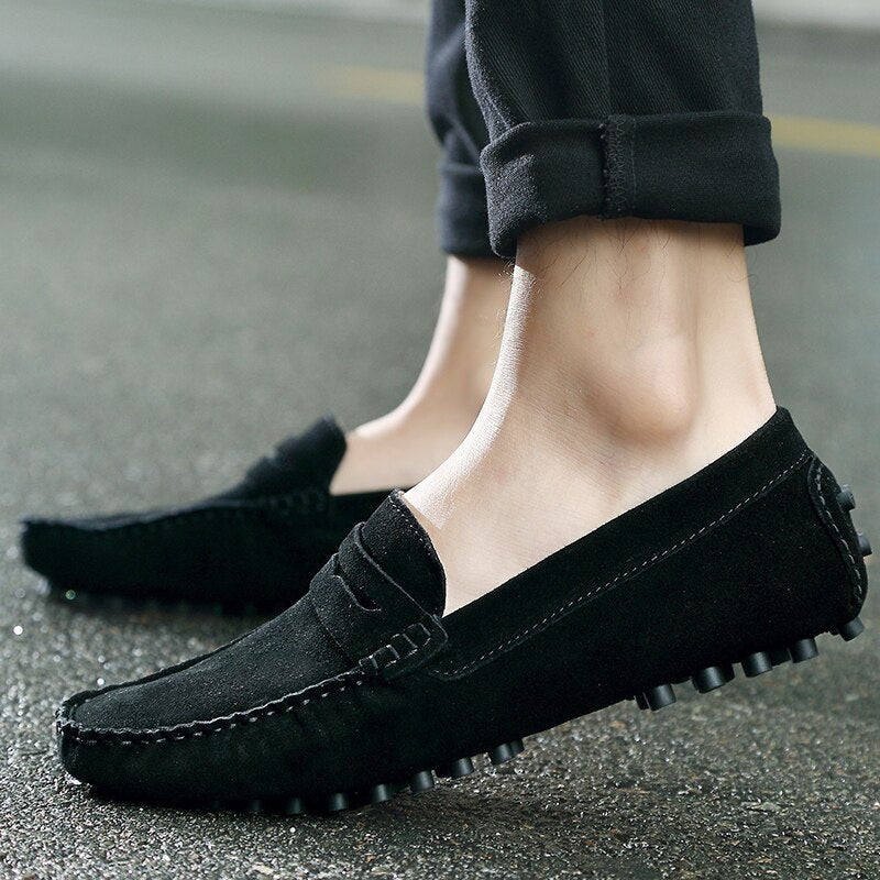Heren Loafers – Stijlvolle Instappers van Suède met Comfortabele Pasvorm