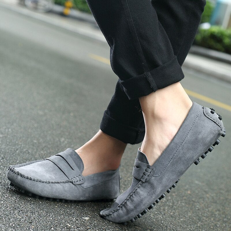 Heren Loafers – Stijlvolle Instappers van Suède met Comfortabele Pasvorm