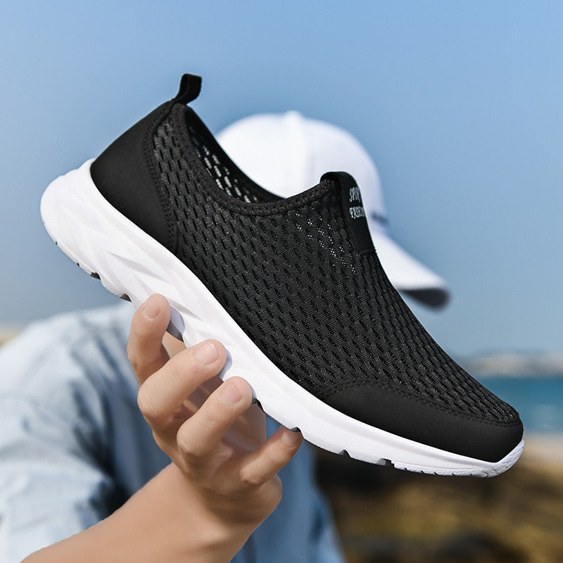 Ademend Slip-On Sneakers voor Heren – Lichtgewicht & Comfortabel