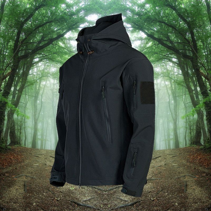 Heren Softshell Jas | Waterdicht Met Capuchon