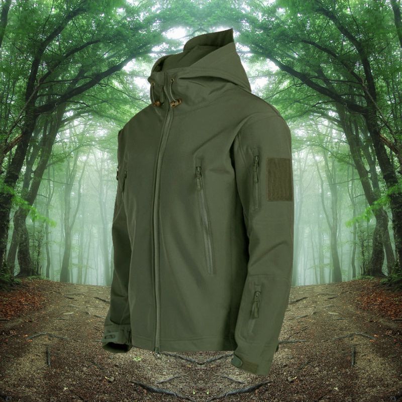 Heren Softshell Jas | Waterdicht Met Capuchon
