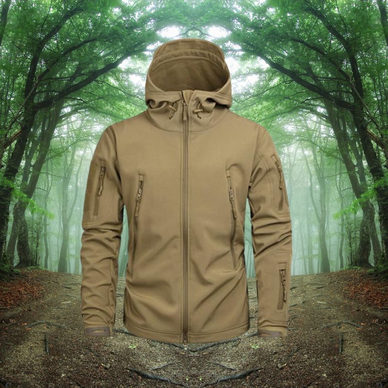 Heren Softshell Jas | Waterdicht Met Capuchon