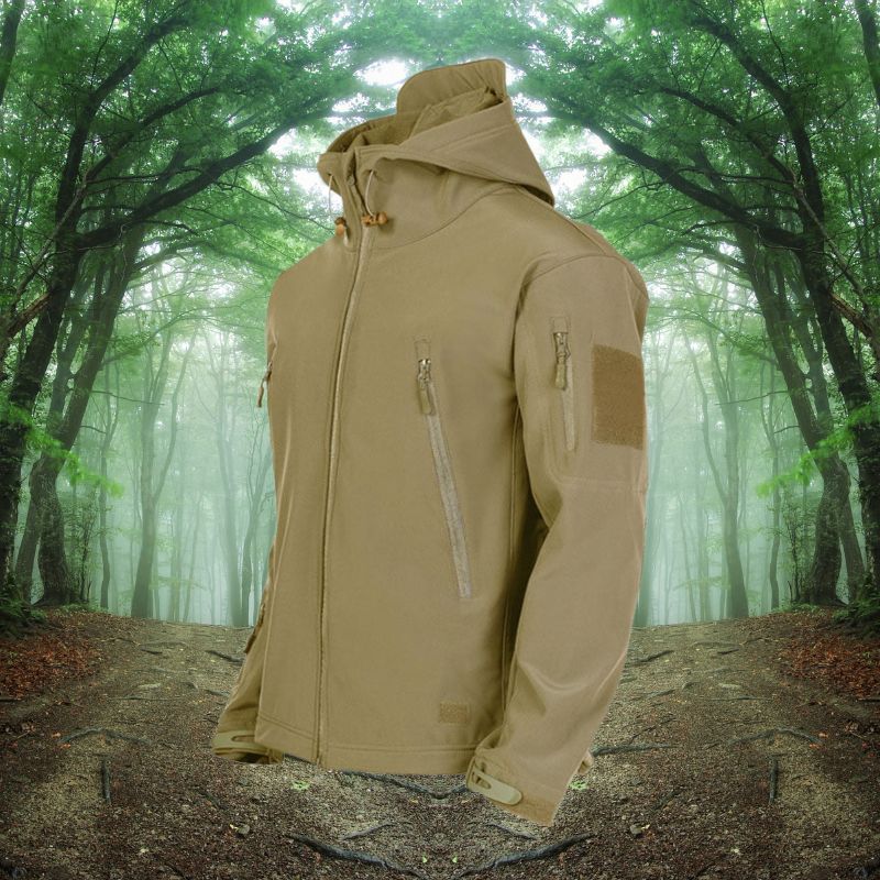 Heren Softshell Jas | Waterdicht Met Capuchon