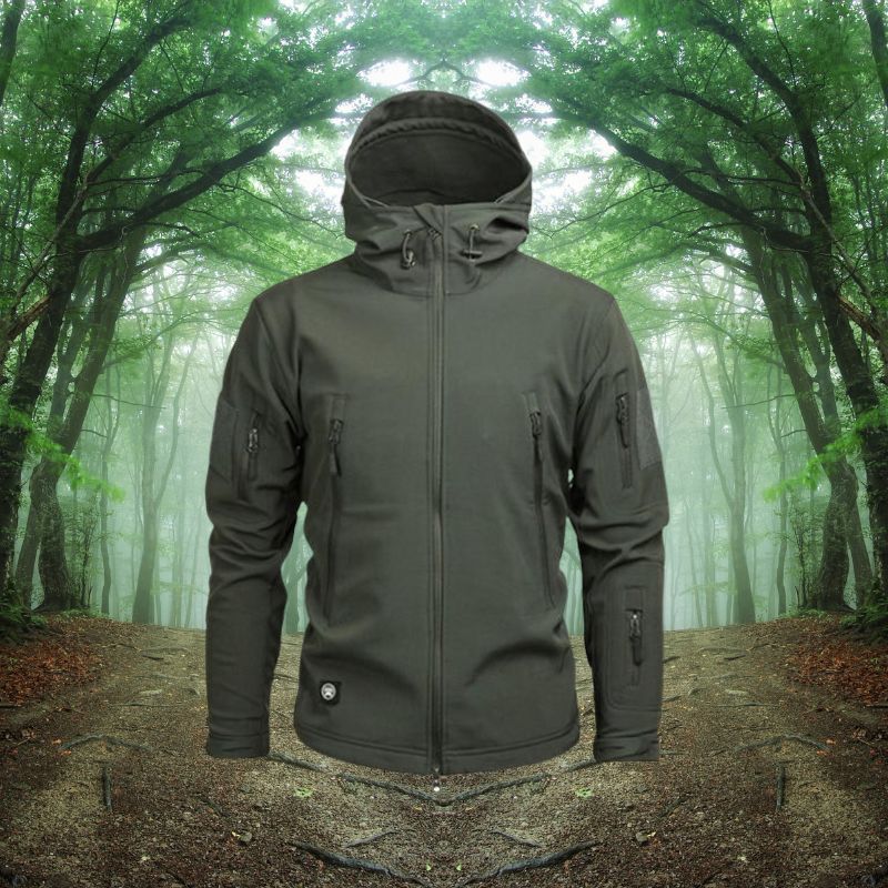 Heren Softshell Jas | Waterdicht Met Capuchon