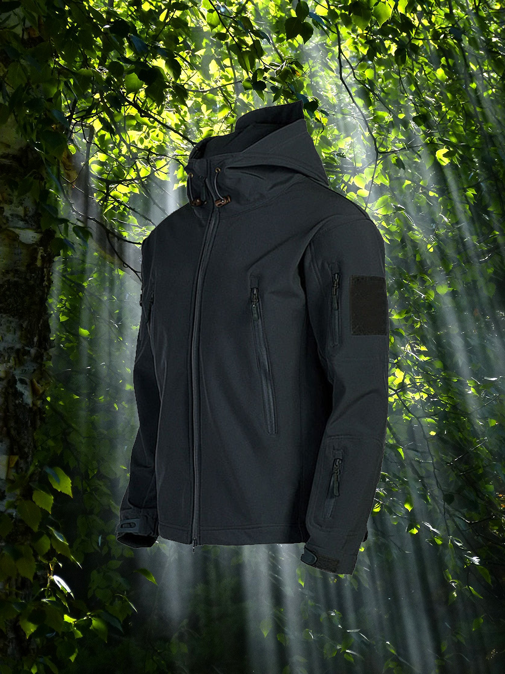 Heren Softshell Jas | Waterdicht Met Capuchon