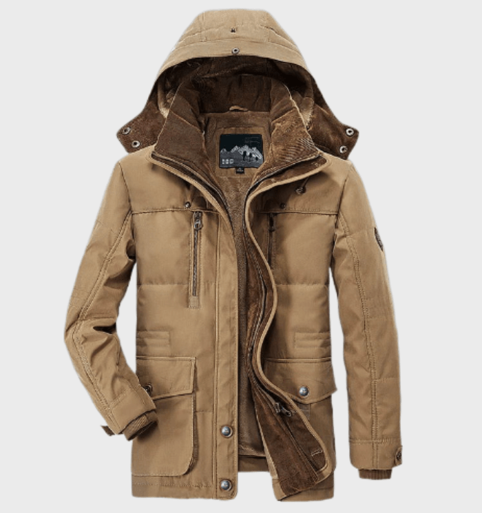 Heren Winterjas | Gewatteerd Met Capuchon