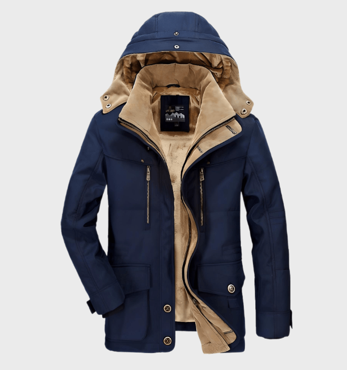 Heren Winterjas | Gewatteerd Met Capuchon