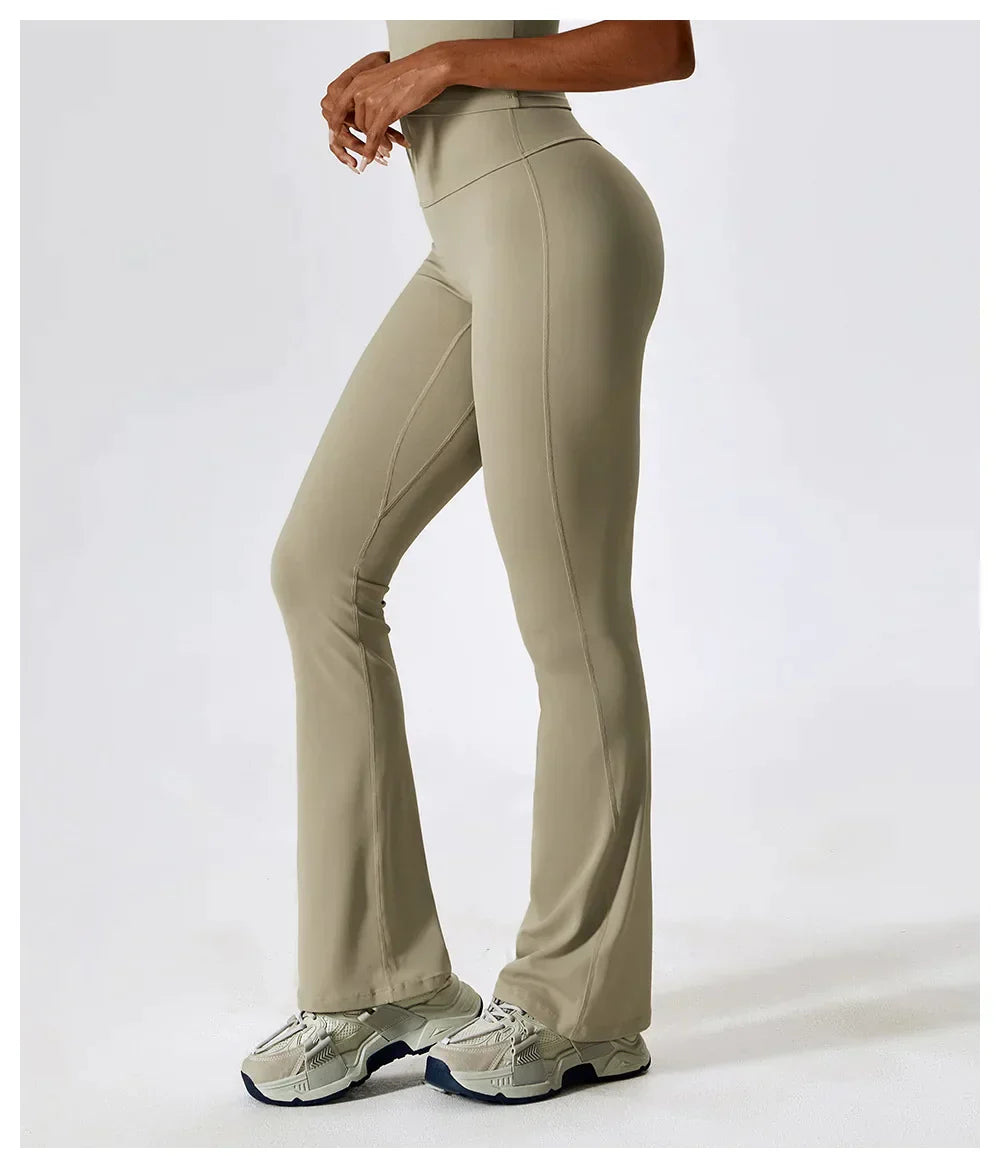 High-Waist Flared Sportlegging