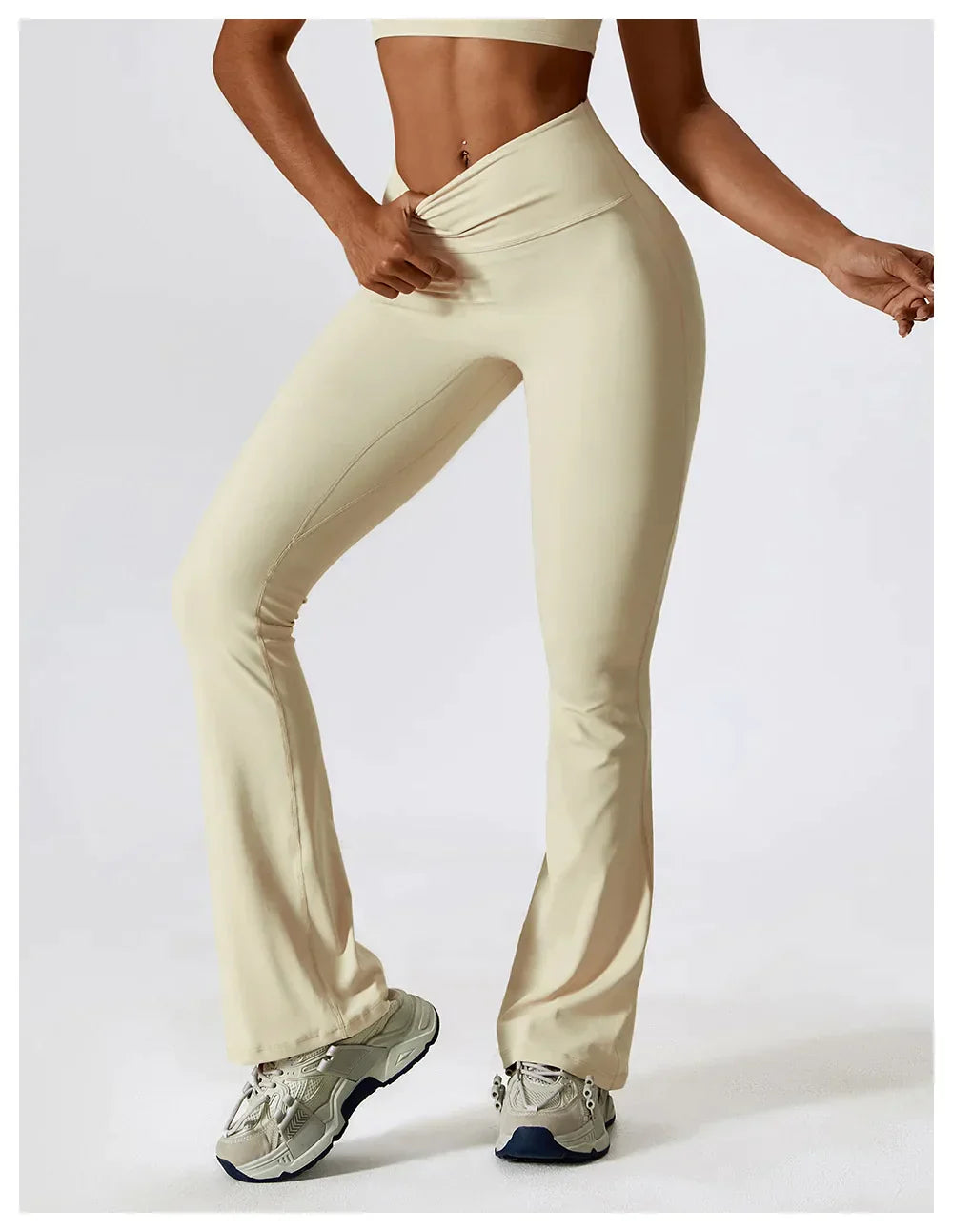 High-Waist Flared Sportlegging