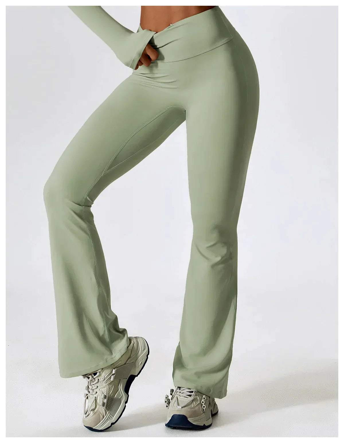 High-Waist Flared Sportlegging