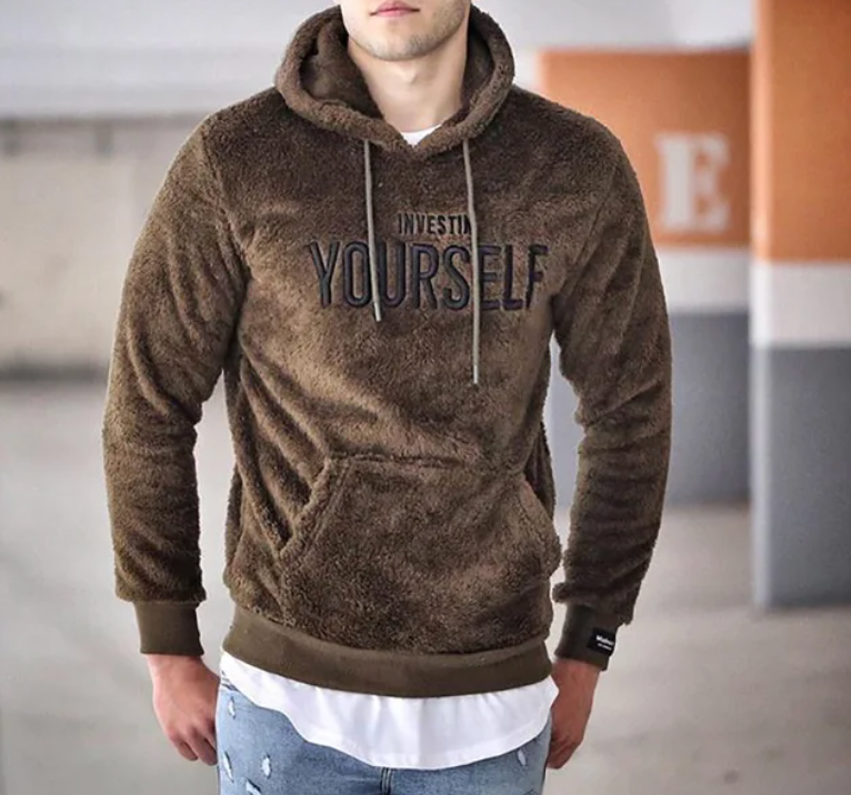 Hoodie Heren | Sherpa & Motivatieprint