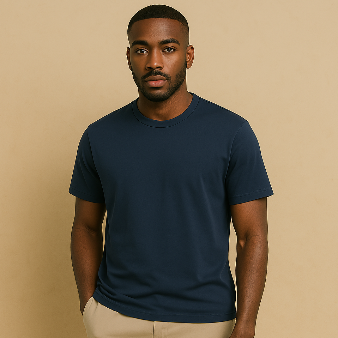 Klassiek Ronde Hals T-shirt Heren | Luxe & Comfortabel
