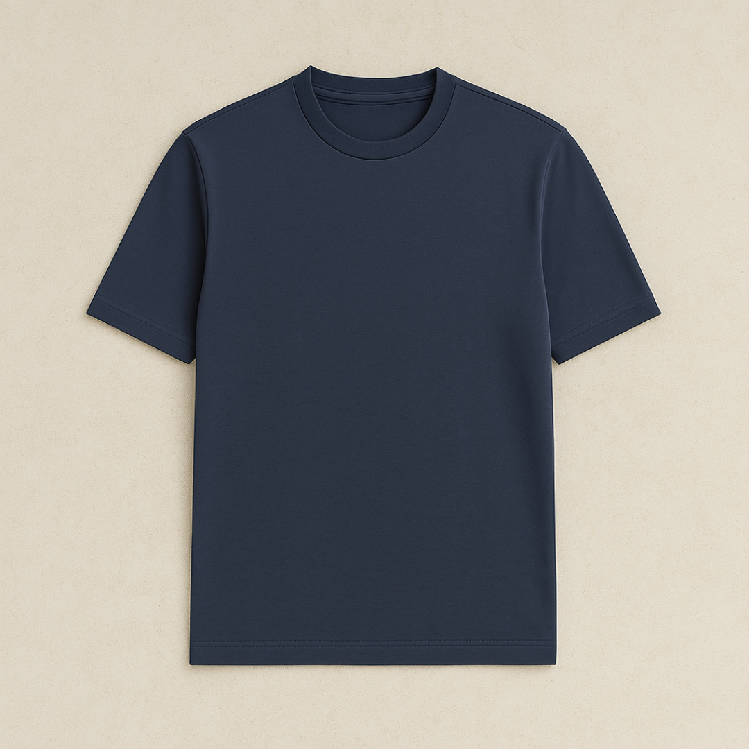 Klassiek Ronde Hals T-shirt Heren | Luxe & Comfortabel