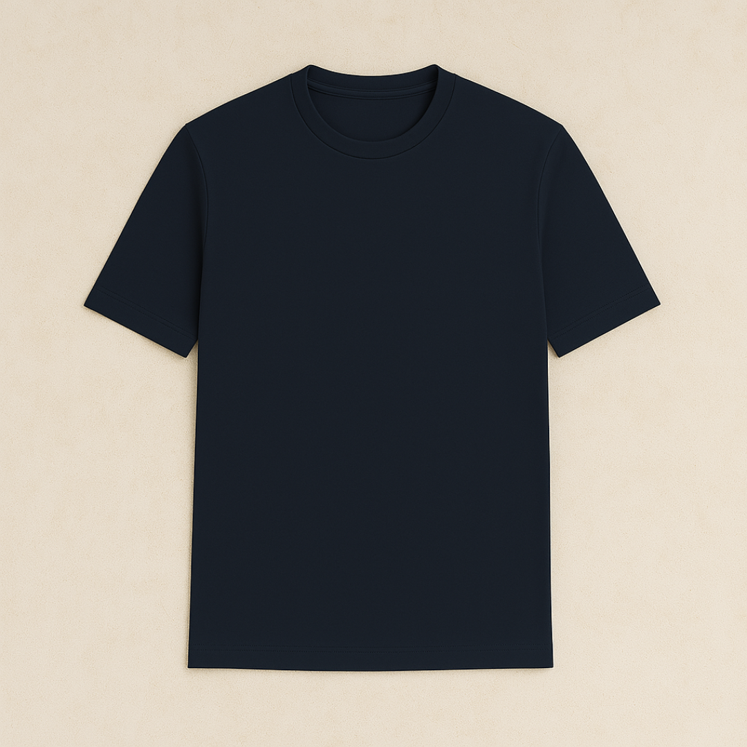Klassiek Ronde Hals T-shirt Heren | Luxe & Comfortabel