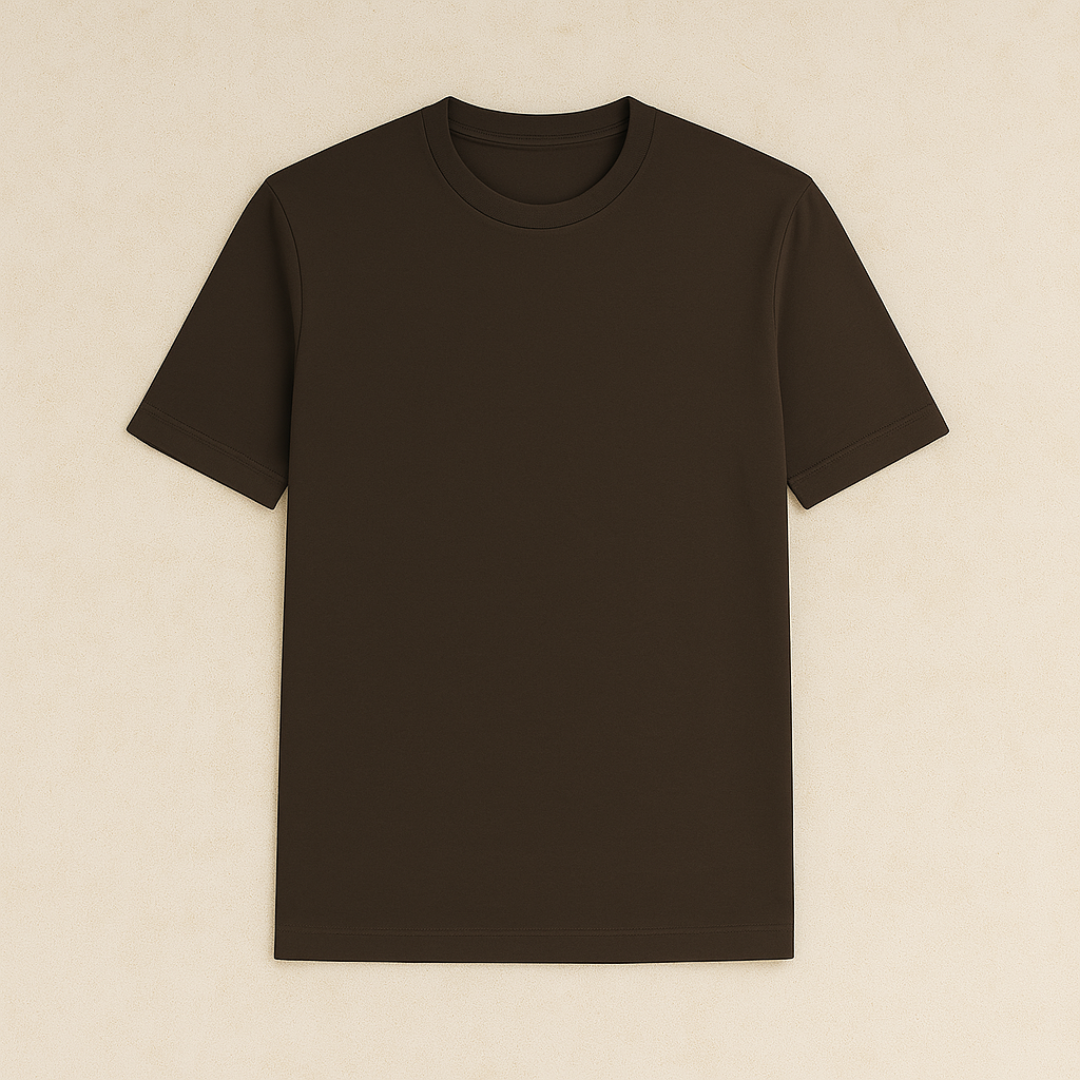 Klassiek Ronde Hals T-shirt Heren | Luxe & Comfortabel
