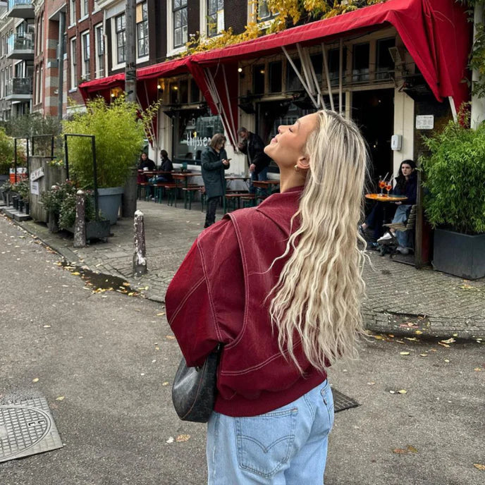Lou | Viral Leren Jas