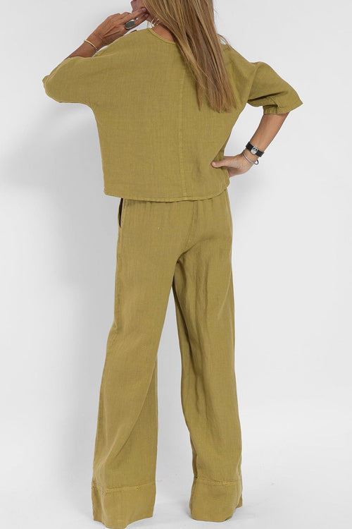 Cotton-linen suit for women – Light & Breathable