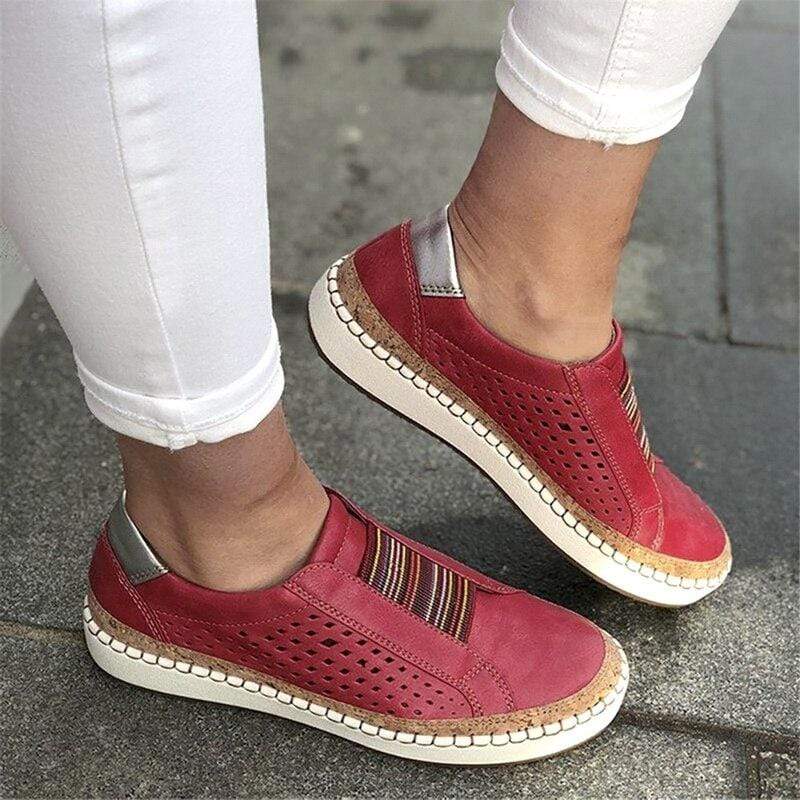 Luxe Vintage Instappers – Orthopedisch & Stijlvol