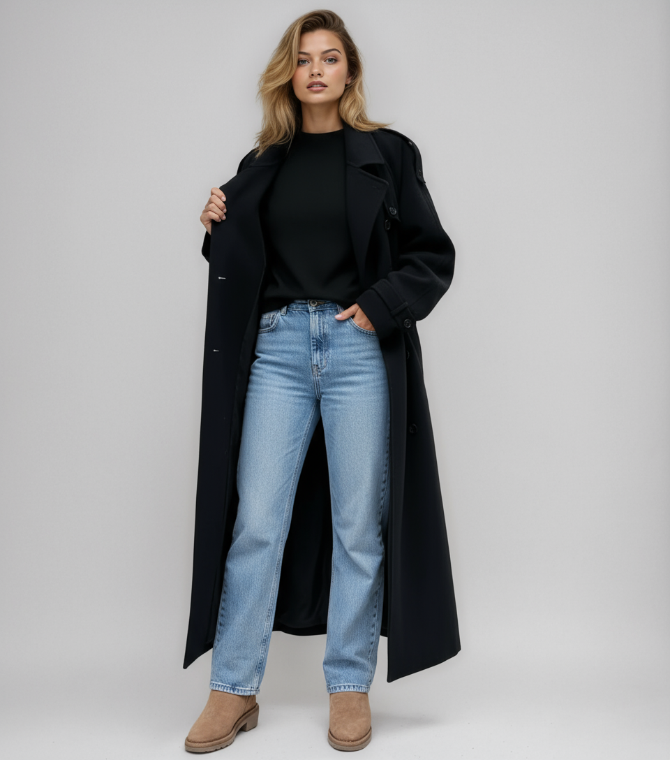 Kensley | Oversized Trenchcoat Dames