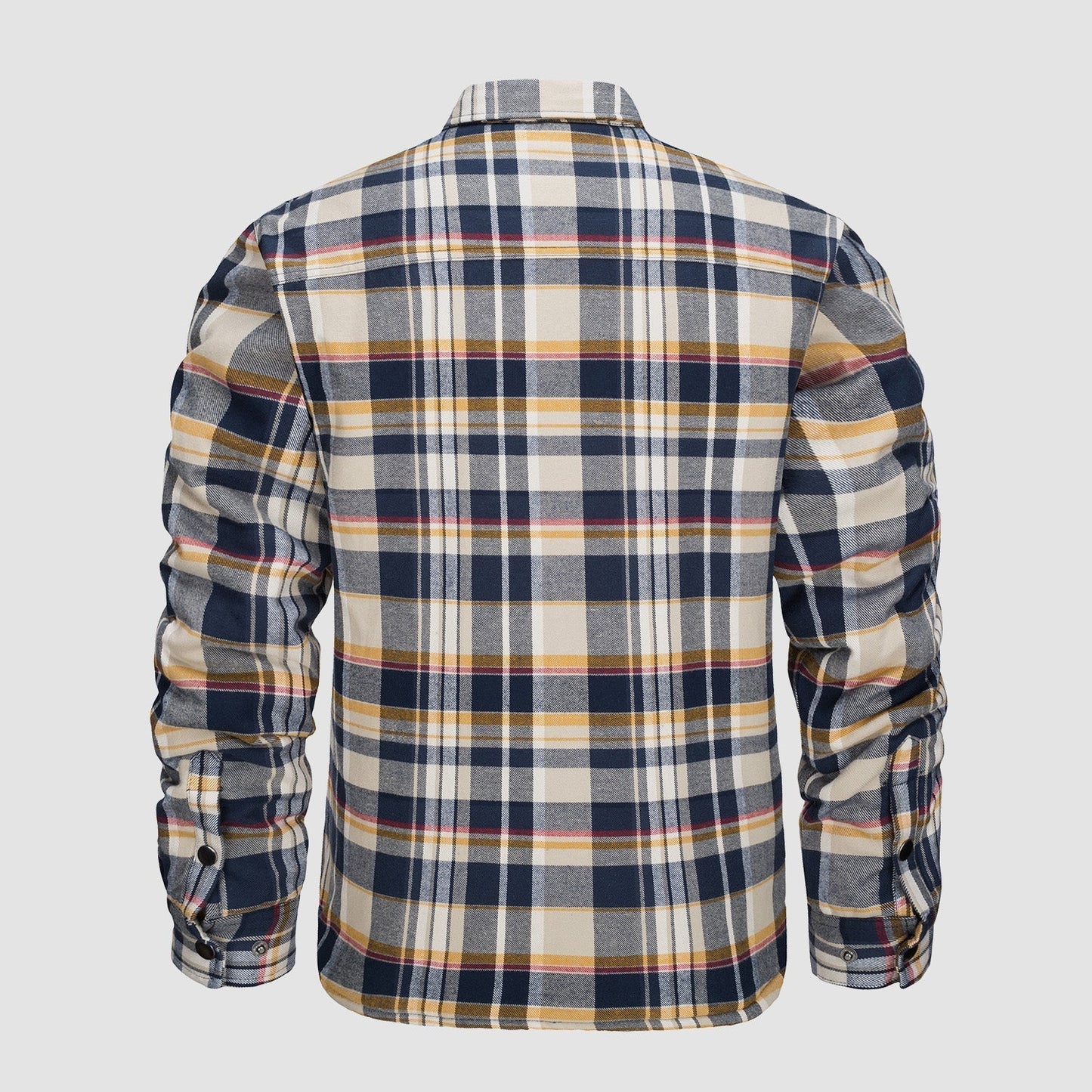 Leandro - Dik Flanellen Overhemdjack - Warme Winterstijl