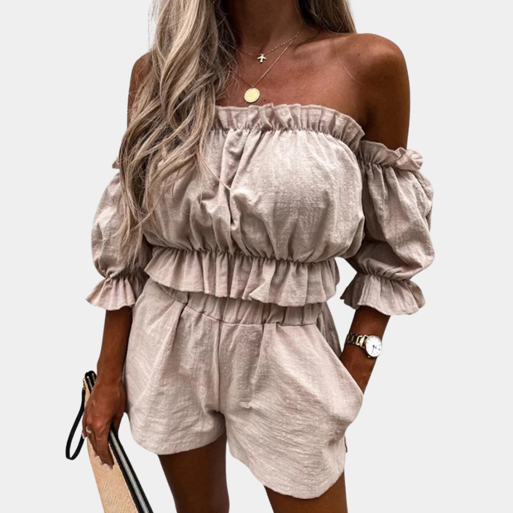Mila - Elegante Short en Tops Set voor Dames