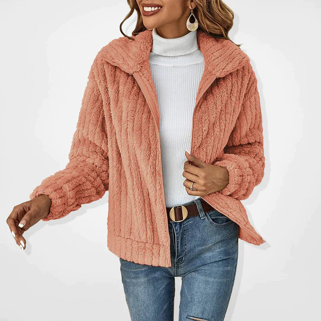 Noa - Elegant Lang Fleece Vest voor Dames | Warm & Stijlvol