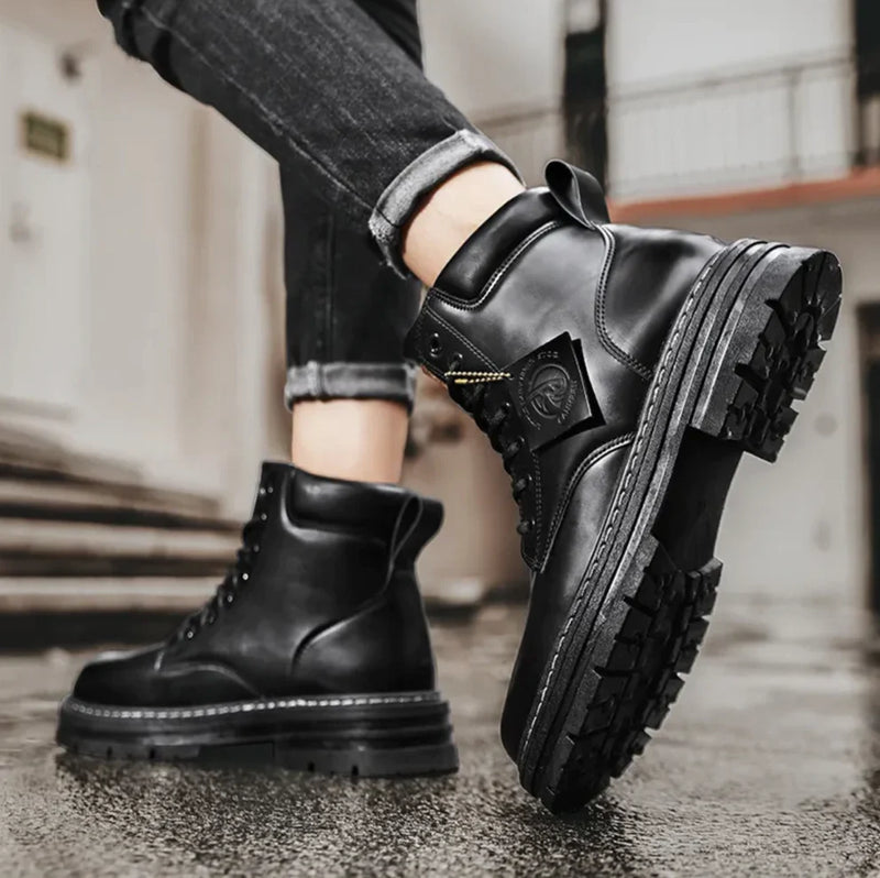 Heren Laarzen – Enkelboots met Veters