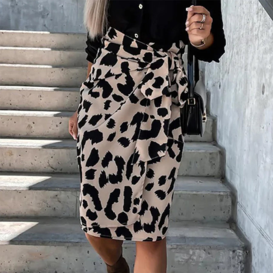 Selenora - Rok met luipaardprint