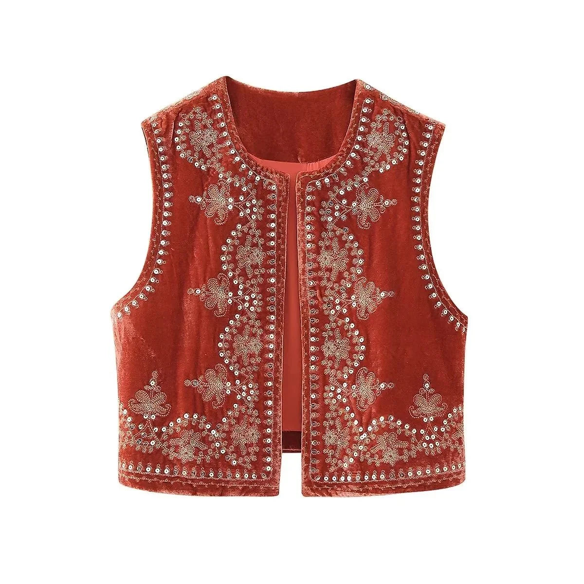Livaine | Uniek Geborduurd Vest - Tijdloze Luxe