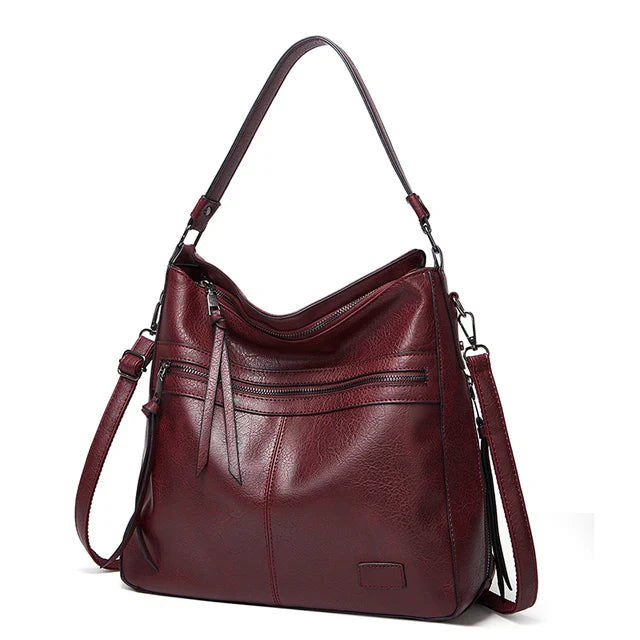 Sophia - Grote Leren Tote Bag