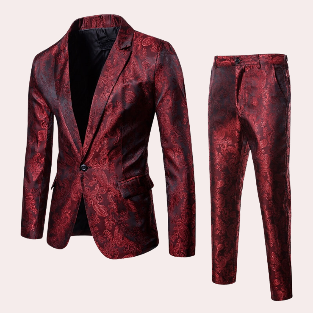 Vincente Luxe Herenpak – Een Statement van Stijl en Verfijning