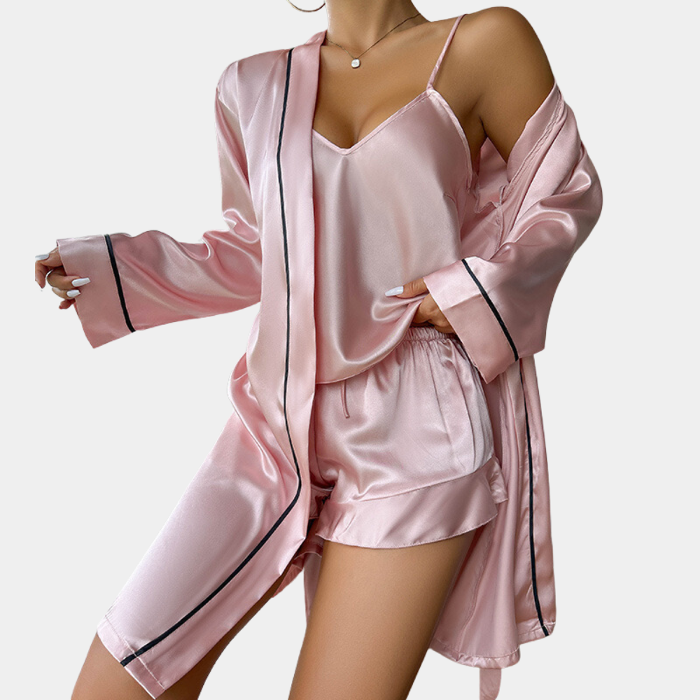 Odessa - Luxe Satijnen Pyjamaset voor Dames