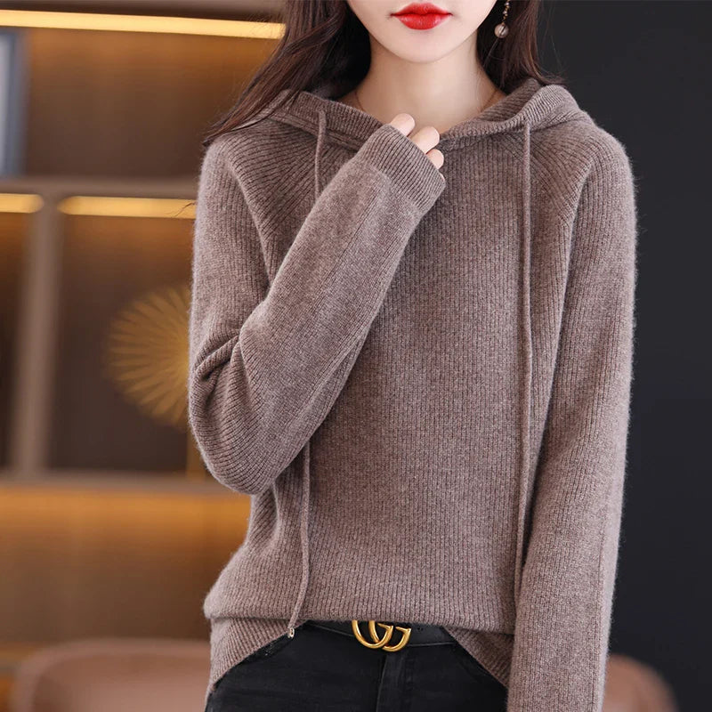 Fiona Hoodie Dames | Wol & Gebreid