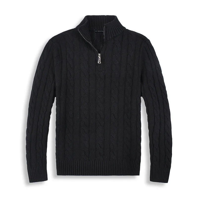 Enzo Trui Heren | Half Zip & Kabelpatroon