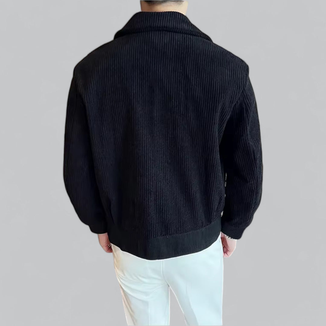 Tussenjas Heren | Corduroy & Ritssluiting