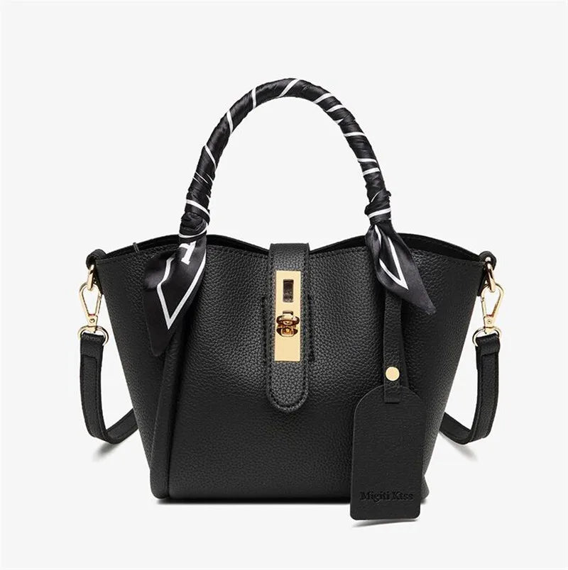 Valentia - Luxe Handtas met Zijde Detail