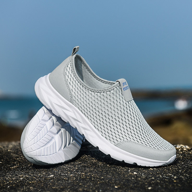 Ademend Slip-On Sneakers voor Heren – Lichtgewicht & Comfortabel