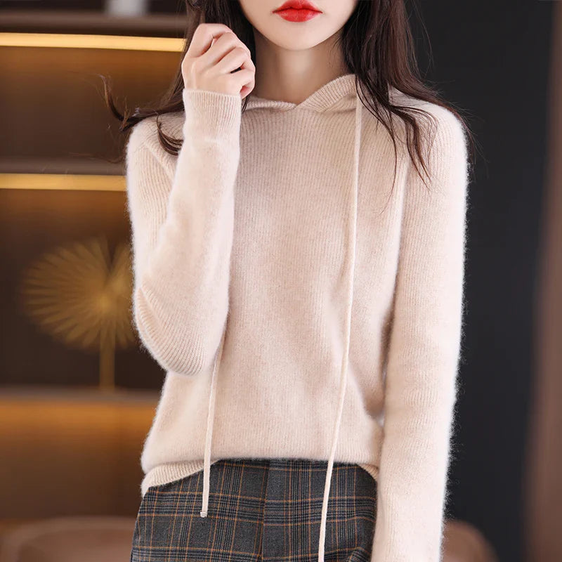 Fiona Hoodie Dames | Wol & Gebreid